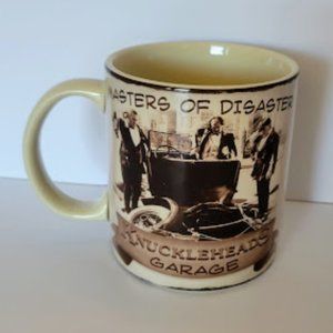 Three Stooges "Masters of Disaster Knucklehead Garage" Coffee Mug